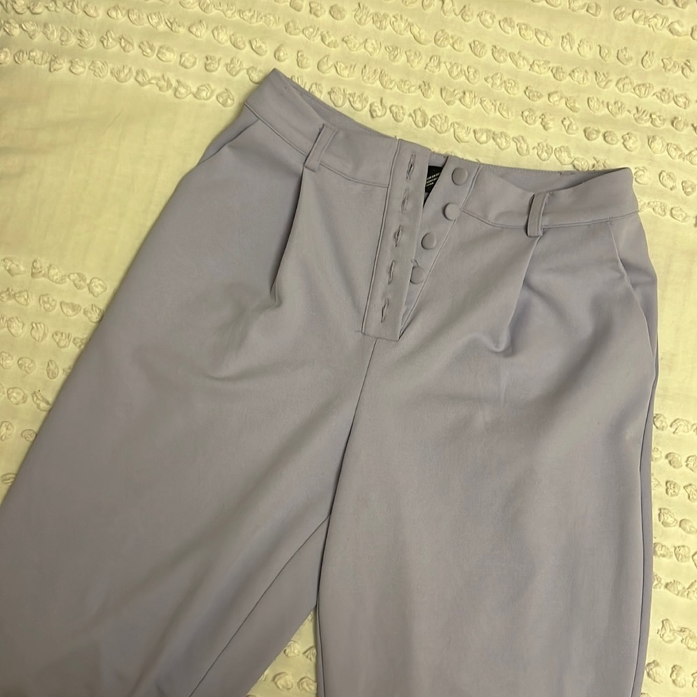 FOREVER 22 HIGH WAISTED STRAIGHT LEG PANTS